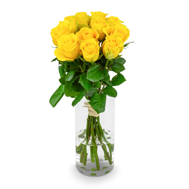 Bouquet of yellow roses
